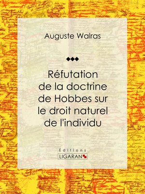 cover image of Réfutation de la doctrine de Hobbes sur le droit naturel de l'individu